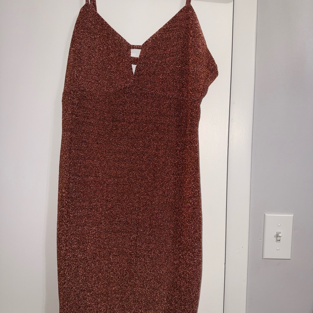 Wild Fable Strapless Sequined Dress